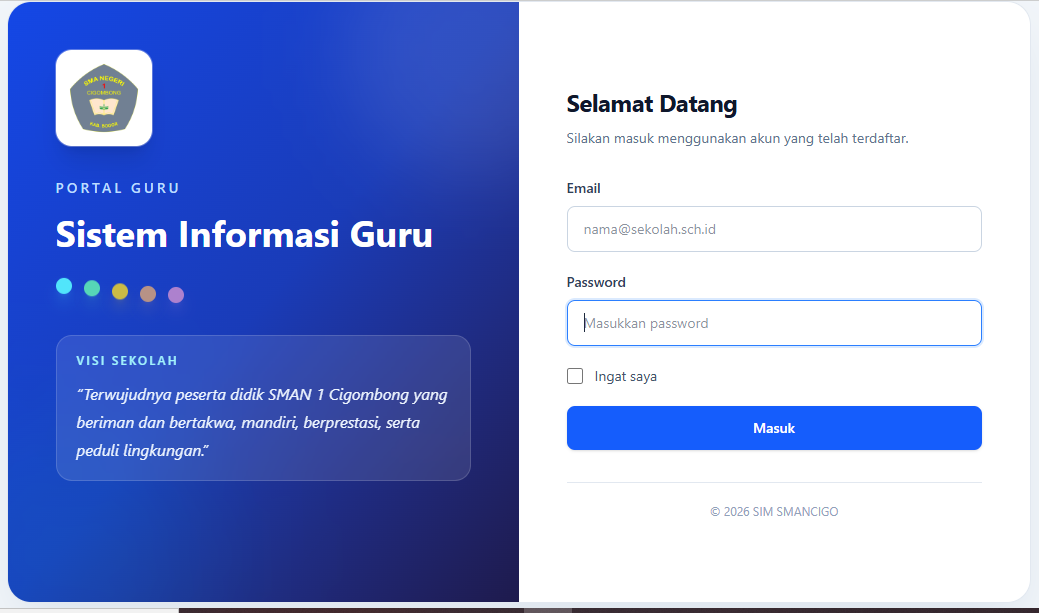 Sistem Informasi Guru